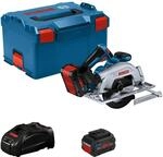 Bosch Professional Akku-Kreiss&auml;ge GKS 18 V-57-2 mit 2 Akkus und L-Boxx