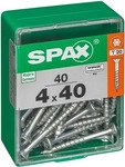 SPAX 4191010400402, SPAX Universalschraube, 4 x 40 mm, 40 St&uuml;ck, Teilgewinde,