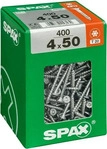 SPAX 4191010400506, SPAX Universalschraube, 4 x 50 mm, 400 St&uuml;ck, Teilgewinde,