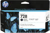 HP 3WX25A, HP 3WX25A/728 Tintenpatrone schwarz matt 130ml für HP DesignJet T 830