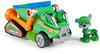 Paw Patrol Mighty Kinofilm - Basis Fahrzeug von Rocky mit Welpenfigur, Spielfahrzeug