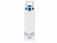 Trinkflasche Total Clear One MyPlanet "Blue" 0,75L - transparent/dunkelblau,