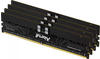 DIMM 64 GB DDR5-6400 (4x 16 GB) Quad-Kit, Arbeitsspeicher - schwarz, KF564R32RBK4-64,