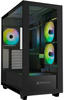 Rebel C60 RGB , Tower-Gehäuse - schwarz, Tempered Glass