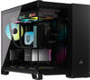 iCUE LINK 2500X RGB , Tower-Gehäuse - schwarz, Tempered Glass x 2