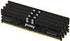 DIMM 64 GB DDR5-5600 (4x 16 GB) Quad-Kit, Arbeitsspeicher - schwarz, KF556R36RBK4-64,