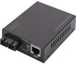 Gigabit PoE Medienkonverter, RJ45 / SC, MM, PSE