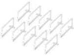 Kabelf&uuml;hrungsb&uuml;gel / Kabelmanagement-Ringe f&uuml;r 483 mm (19")-Schr&auml;nke