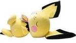 Pok&eacute;mon - schlafender Pl&uuml;sch Pichu, Kuscheltier