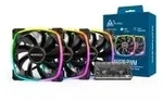 AX120 PWM 120x120x25, Gehäuselüfter - schwarz, 3er Pack, 120 mm AX120 PWM 120x120x25, Gehäuselüfter - schwarz, 3er Pack, 120 mm