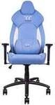 V Comfort Blue & White Gaming-Stuhl