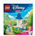 30695 Disney Princess Cinderellas Mini-Gartenschloss, Konstruktionsspielzeug