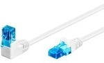 Patchkabel Cat.6a U/UTP, 1x 90&deg; gewinkelt