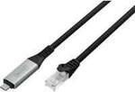 USB-C 3.2 Gen1 > RJ-45 Ethernet Kabel, 1Gbit/s, Adapter