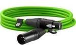 Premium XLR-Kabel XLR3M-G green
