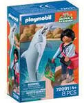 72091 Animals & Friends Zoo: Delfin und Besucherin, Konstruktionsspielzeug