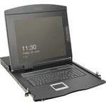 Modulare HD LCD KVM Konsole mit 19" TFT 8 Port VGA, KVM-Switch