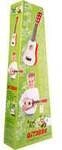 Holzgitarre mit sechs Saiten, 55 Zentimeter