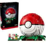 72154 Pok&eacute;ball mit Beeindruckenden Trainermomenten, Konstruktionsspielzeug