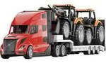 1785 SUPER Volvo Lkw mit JCB Traktoren, Modellfahrzeug