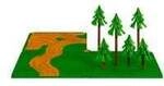 WORLD Feldwege und Wald, Kulisse