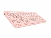 K380 Multi-Device, Tastatur - rosa, DE-Layout, Bluetooth, für