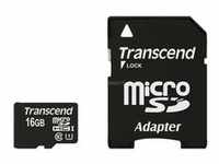 microSDHC Card UHS-I 16 GB, Speicherkarte - schwarz, UHS-I U1, Class 10
