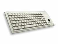 Slim Line G84-4400, Tastatur - beige, DE-Layout, Cherry Mechanisch, integr. Trackball