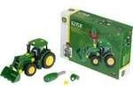 John Deere-Traktor mit Frontlader und Gewicht, Spielfahrzeug