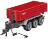 CONTROL32 3-Achs-Hakenliftfahrgestell mit Mulden-Container, RC - rot/grau, 1:32