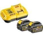 XR FLEXVOLT Akku Starterkit DCB118T2, inkl. 2x Akku 54Volt 2Ah, Set