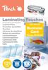 Laminierfolie 60x90mm Business Card 125mic PP525-08, Folien - glänzend, 100...