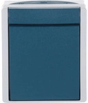 Wechselschalter Aufputz 1 Modul mit Wippe, Schutzart IP44, 10 Ampere, Typ 2601/6 W-53