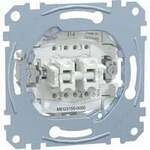 Doppeltaster-Einsatz 2 Schalter 1-polig 10 Ampere 250 Volt Wechselstrom MEG3155-0000
