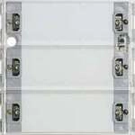 KNX Tastsensor 3-fach Komfort mit Inbetriebnahme-Wippe und Raumthermostat