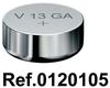 Silberoxid-Knopfzelle 377, Batterie - silber, 10 Stück