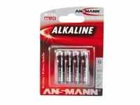 Alkaline Red, Batterie - 4 Stück, AAA