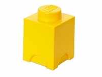 LEGO Storage Brick 1 gelb, Aufbewahrungsbox - gelb