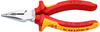 Spitz-Kombizange VDE 0826145 - rot/gelb, Griffe isoliert, VDE-geprüft