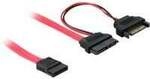 Adapterkabel Slim SATA 13-Pin > 7-Pin + 15 Pin