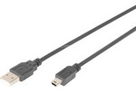 USB 2.0 Kabel, USB-A Stecker > mini USB Stecker