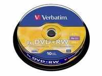 DVD+RW 4,7 GB, DVD-Rohlinge - 4fach, 10 Stück