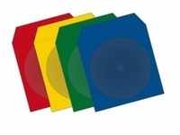 CD/DVD Papierhüllen Color-Pack, Schutzhülle - 100 Stück, Bulk