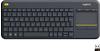 Wireless Touch Keyboard K400 Plus, Tastatur - schwarz, DE-Layout