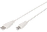 USB 2.0 Anschlusskabel USB-A (Stecker) > USB-B (Stecker)