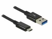 USB 3.2 Gen 2 Kabel, USB-C Stecker > USB-A Stecker - schwarz, 1 Meter,...