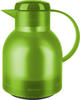 SAMBA Isolierkanne, 1 Liter - hellgrün/transparent, QUICK PRESS Verschluss
