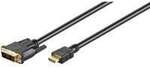 Adapterkabel DVI-D (Stecker) > HDMI (Stecker)