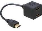Adapter HDMI - 2x HDMI, HDMI Splitter