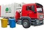 MAN TGS Seitenlader M&uuml;ll-LKW, Modellfahrzeug